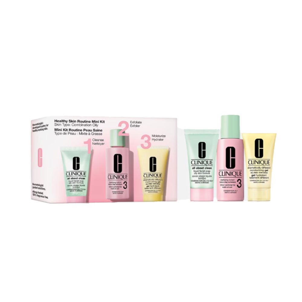 Clinique Kit pelle sana Basic 3 Temps™ per pelli miste e grasse