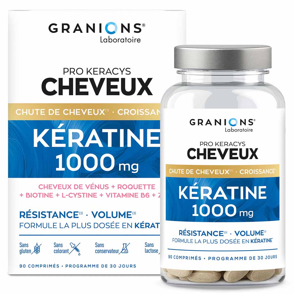 Granions Pro Keracys Capelli cheratina per capelli fragili con volume 90 compresse