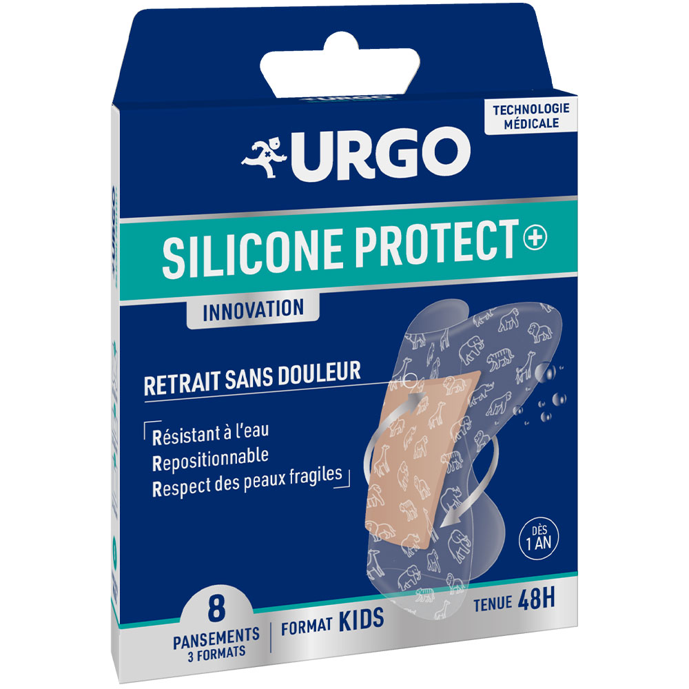 Urgo Silicone Protect+ Cerotti formato bambini 8 unità