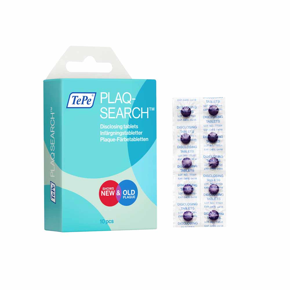 TePe PlaqSearch™ Pasta da masticare rivelatrice di placca dentale x12