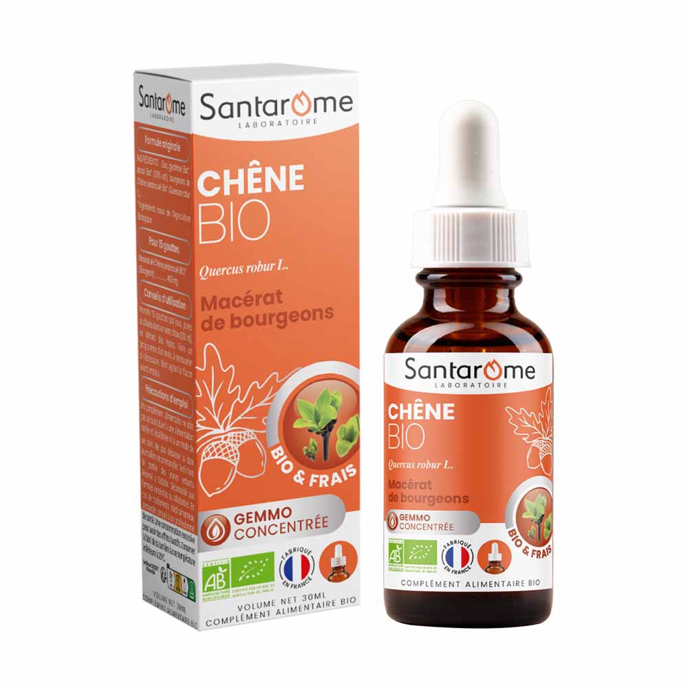 Santarome Gemmo Macerato di gemme di quercia bio 30 ml