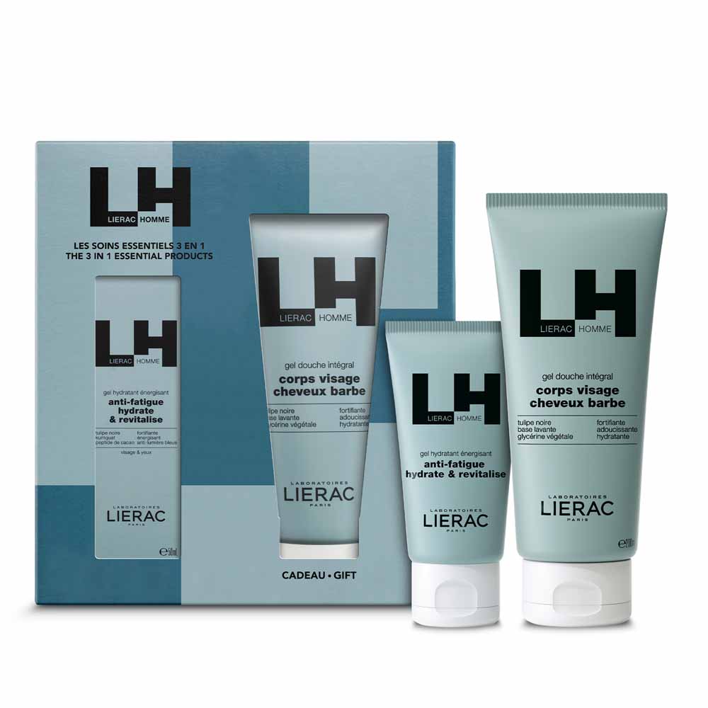 Lierac Uomo Cofanetto gel idratante + doccia schiuma