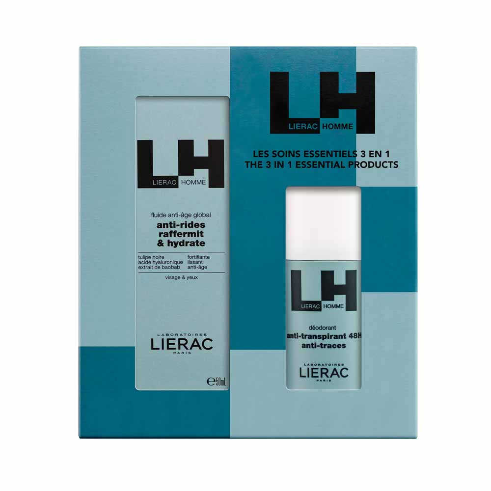 Lierac Uomo Cofanetto Festa del Papà fluido anti-età + deodorante