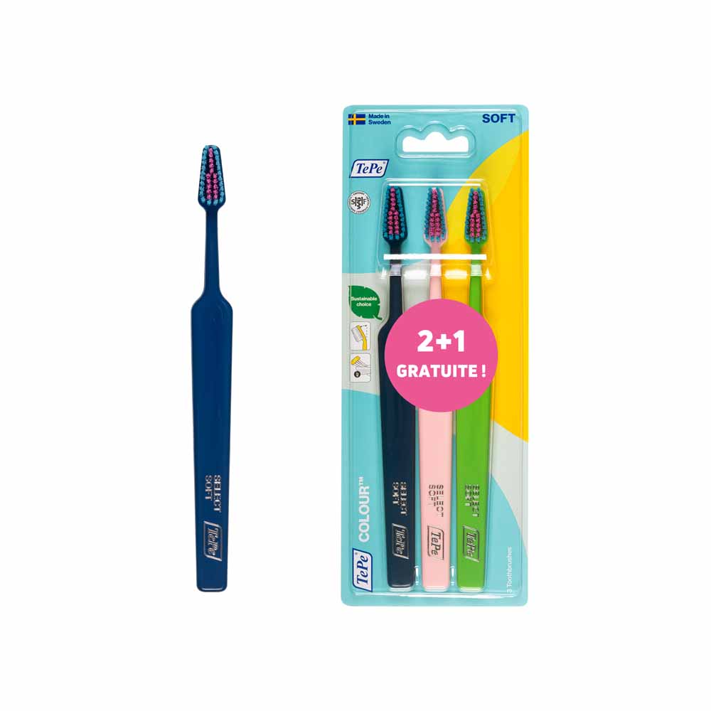 TePe Colour Soft Spazzolini da denti morbidi x 3