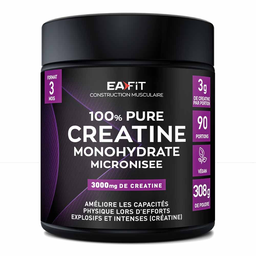 Eafit Costruzione muscolare Creatina monoidrato micronizzata in polvere 300 g