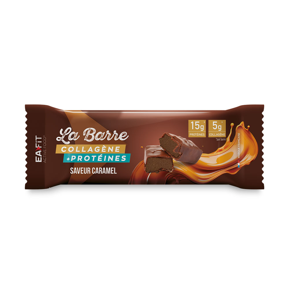 Eafit Active Food Barra proteica al collagene al caramello