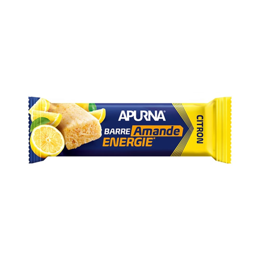 Apurna Barretta energetica al limone e mandorle sciolte 25g