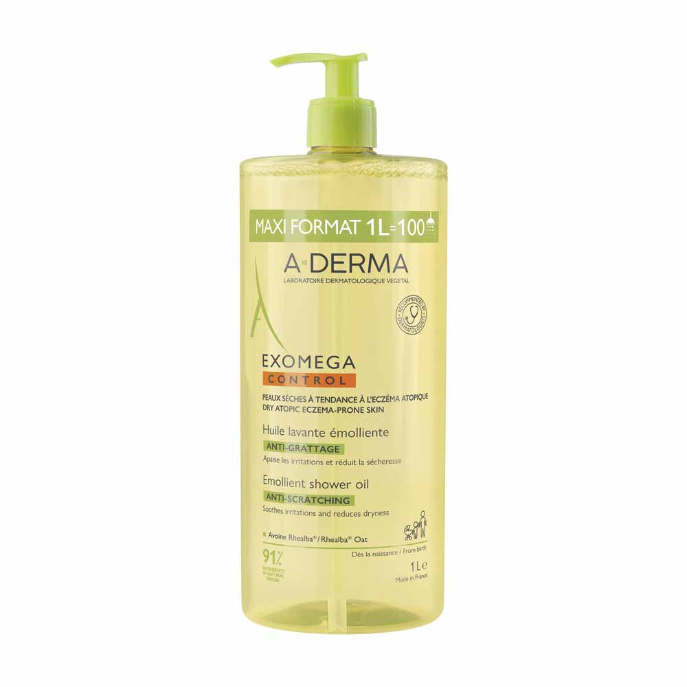 A-Derma Exomega Control Olio lavante emolliente anti-prurito 1 l