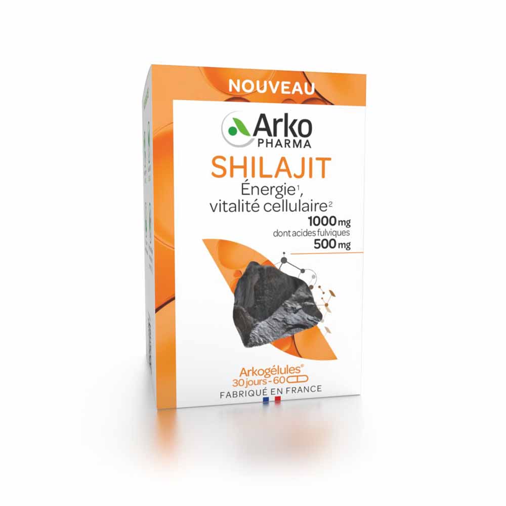Arkopharma Arkocapsule Shilajit per energia e vitalità cellulare 60 capsule