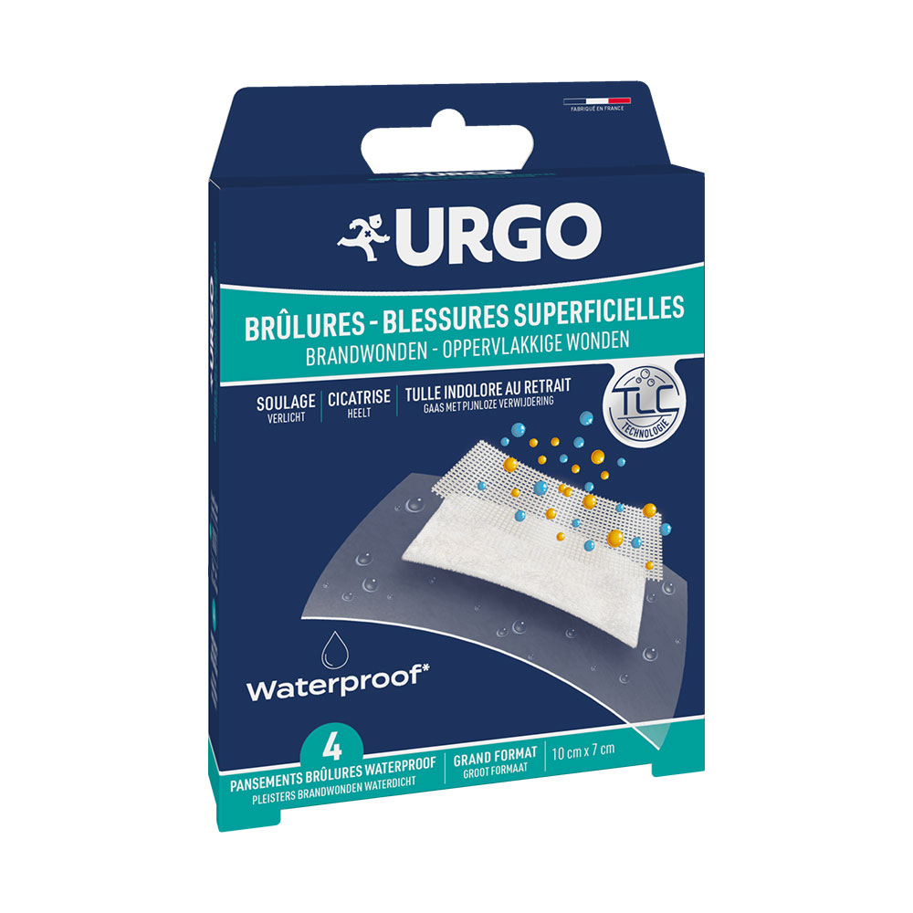 Urgo Medicazioni impermeabili per ustioni x4