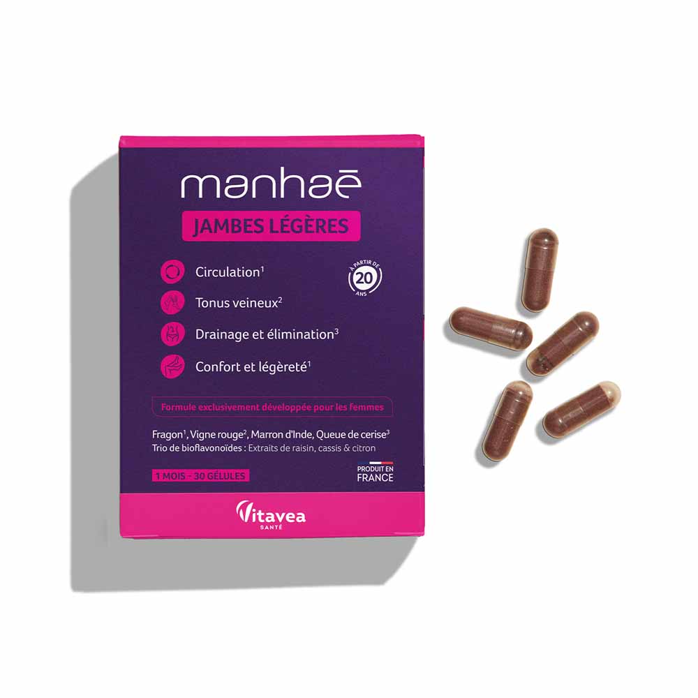 Manhaé Gambe leggere comfort circolatorio e tono venoso 30 capsule