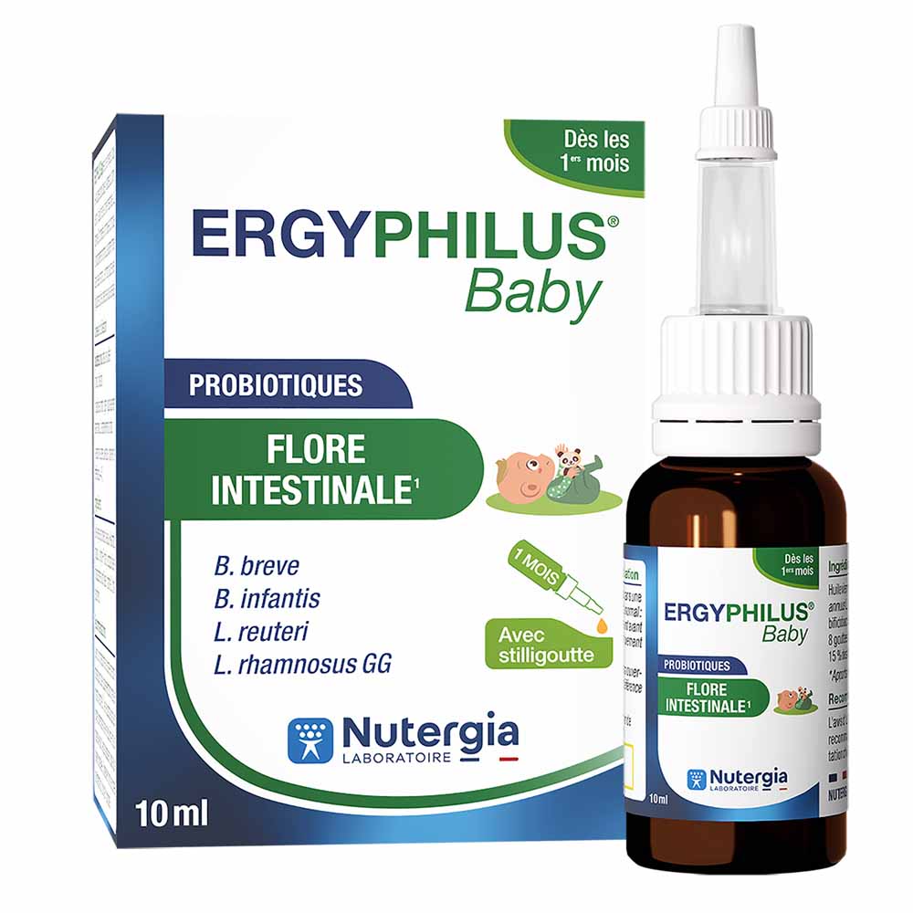 Nutergia Ergyphilus Microbiota Baby con Stilligoute Da 1 mese 10ml