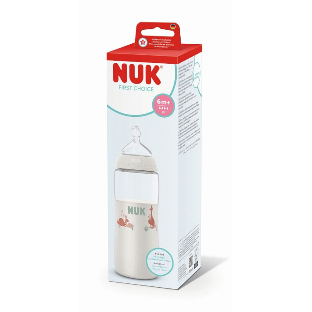 Nuk First Choice+ Biberon extra grande a partire dai 6 mesi 360 ml