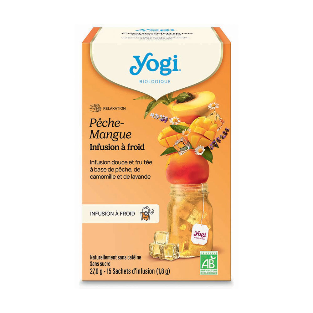 Yogi Tea Infuso freddo pesca mango 15 bustine