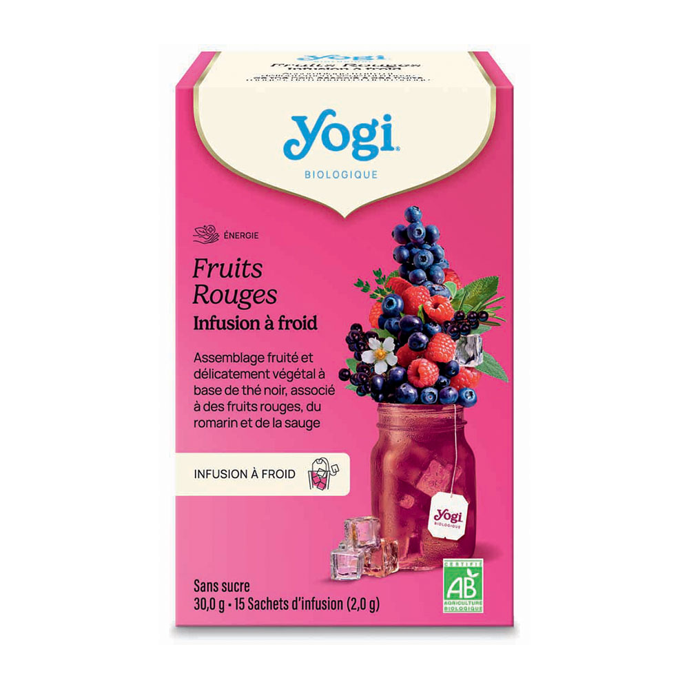Yogi Tea Infuso freddo frutti rossi 15 bustine