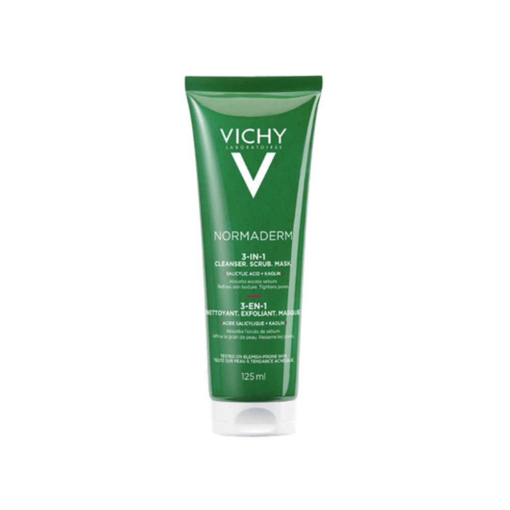 Vichy Normaderm Detergente esfoliante maschera 3 in 1 125 ml