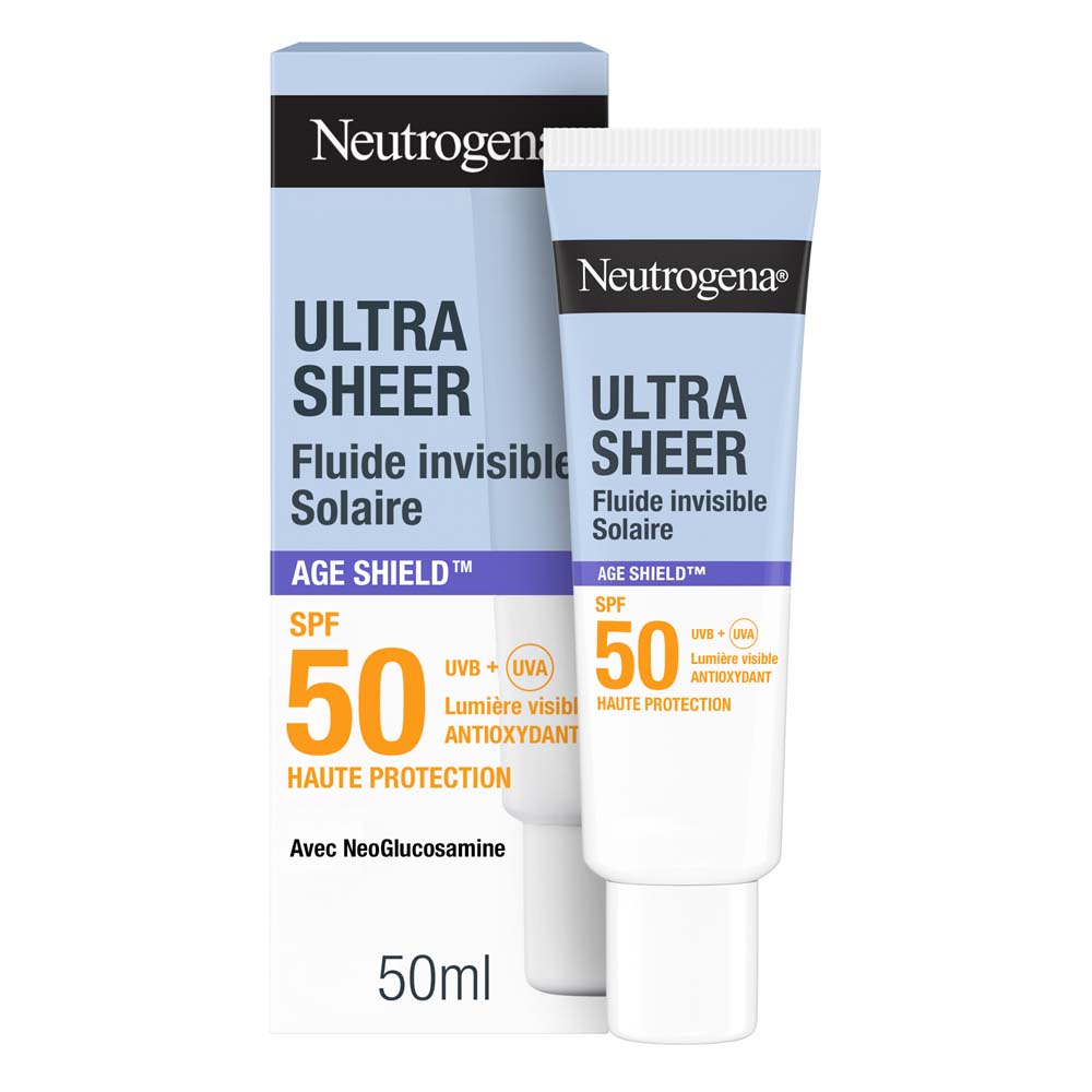 Neutrogena Ultra Sheer Fluido solare invisibile anti-età SPF50 50 ml