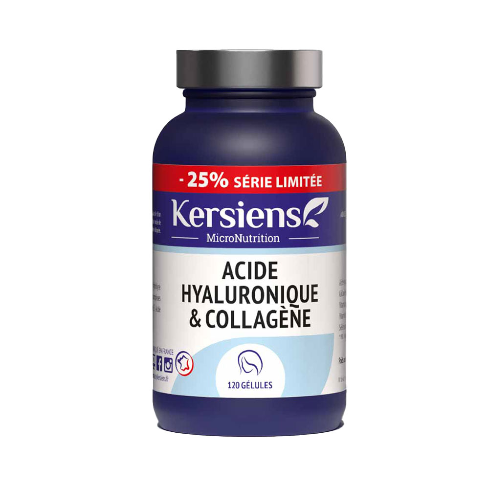 Kersiens Acido Ialuronico e Collagene 120 capsule