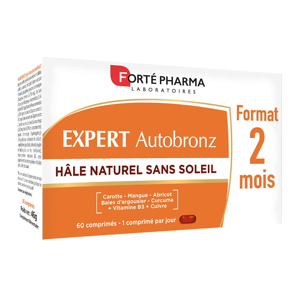 Forté Pharma Expert AutoBronz Abbronzatura naturale senza sole 60 compresse