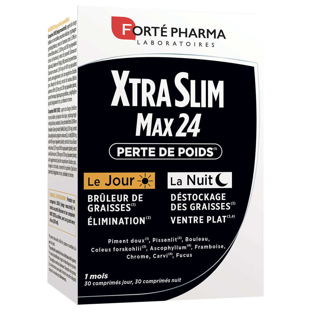 Forté Pharma XtraSlim Max Perdita di peso giorno e notte 60 compresse