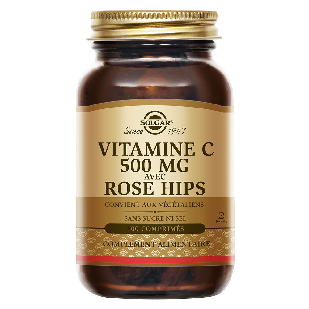 Solgar Vitamina C 500 con rosa canina 100 compresse