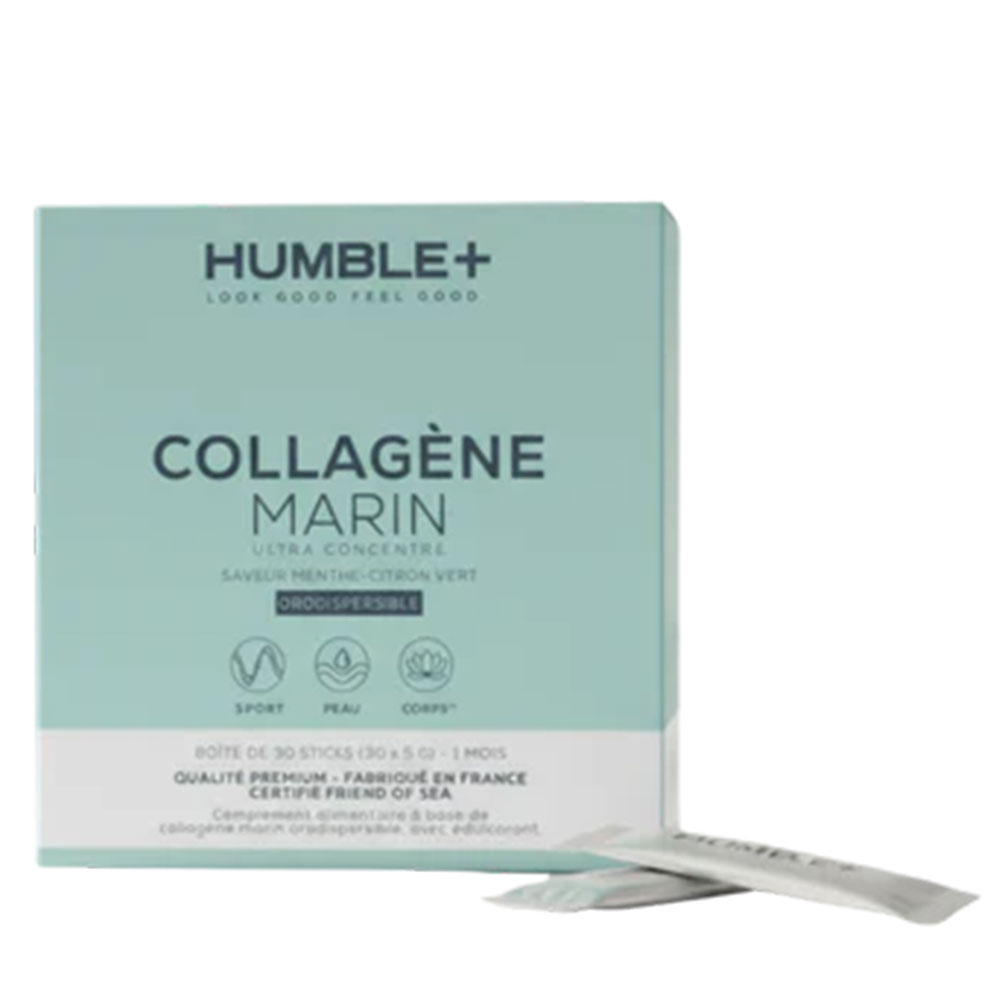 Humble+ Collagene marino ultraconcentrato menta lime 30 stick