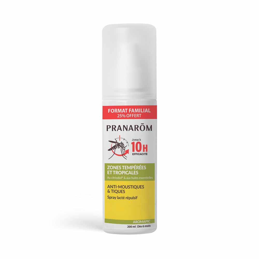 Pranarôm Aromapic Spray latteo anti-zanzare 200 ml