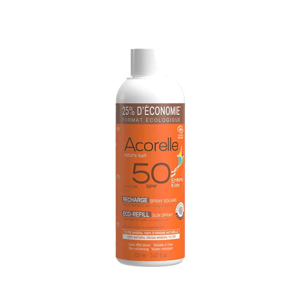 Acorelle Ricarca spray solare per bambini SPF50 150 g