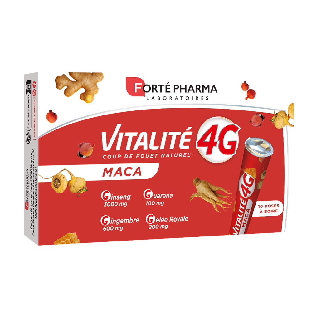 Forté Pharma Vitalité 4G Maca gusto limone-verde 10 dosi da bere