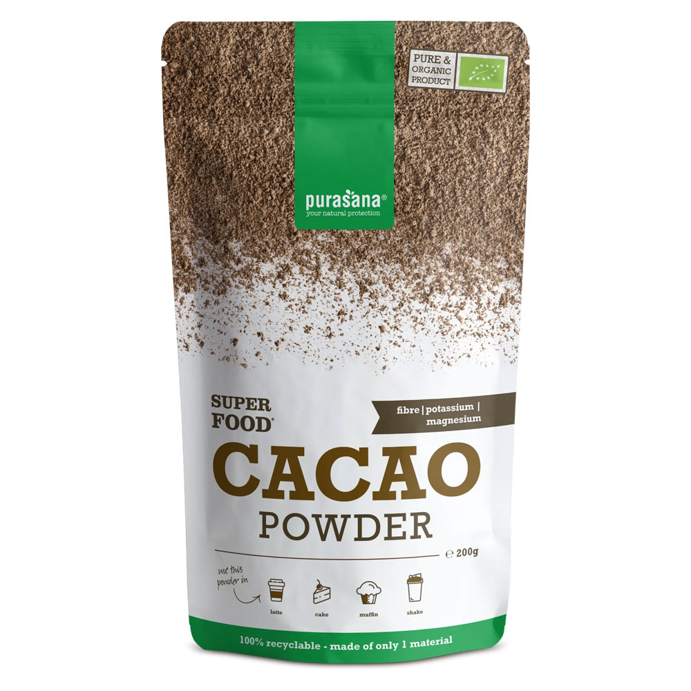 Purasana Polvere di cacao bio 200 g