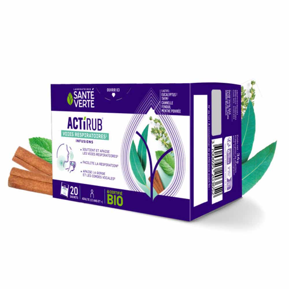 Sante Verte ActiRub Tisana respiro bio 20 bustine