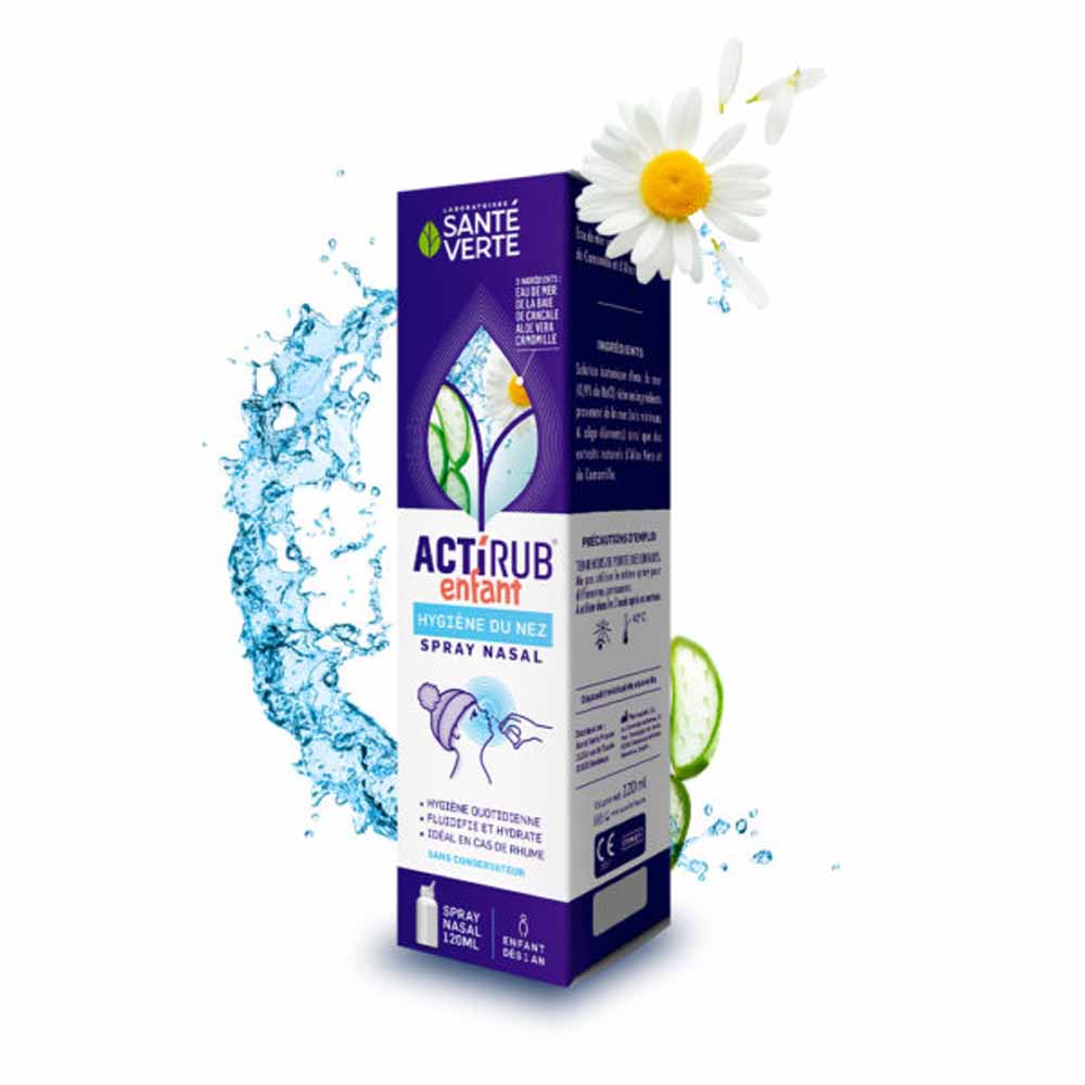 Sante Verte ActiRub Spray nasale per bambini 120 ml