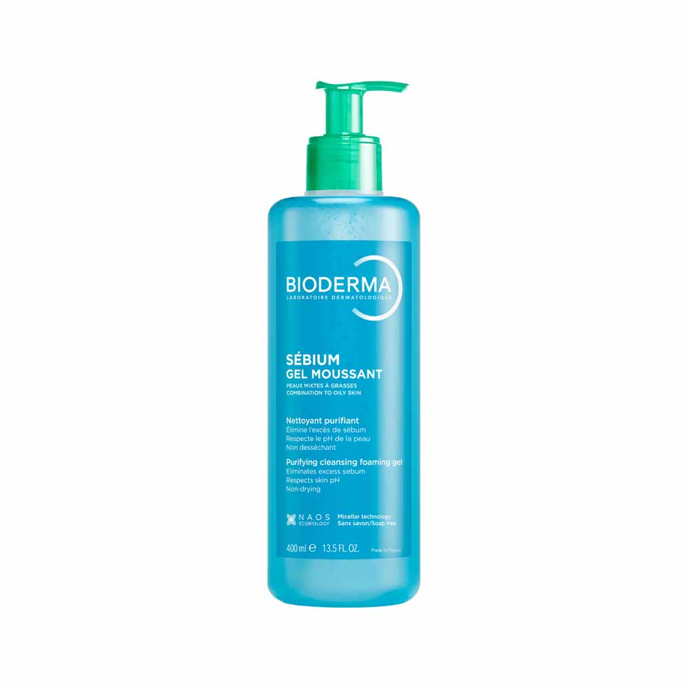 Bioderma Sebium Gel detergente per pelle mista e grassa 400 ml