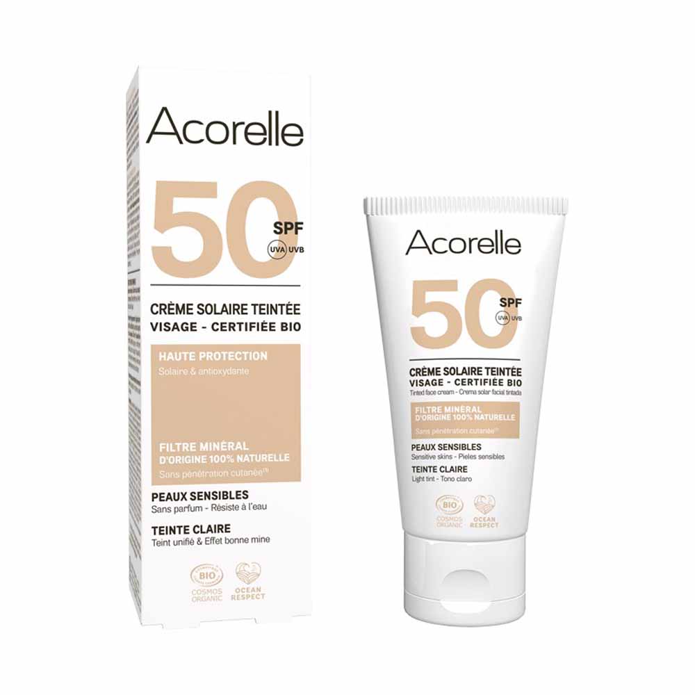 Acorelle Crema solare viso tintata SPF50 50 ml