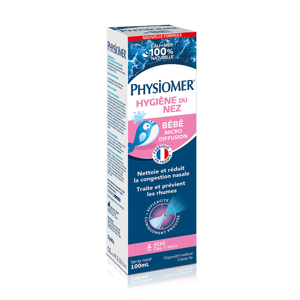 Physiomer Spray nasale igiene neonato con sistema di microdiffusione 100 ml