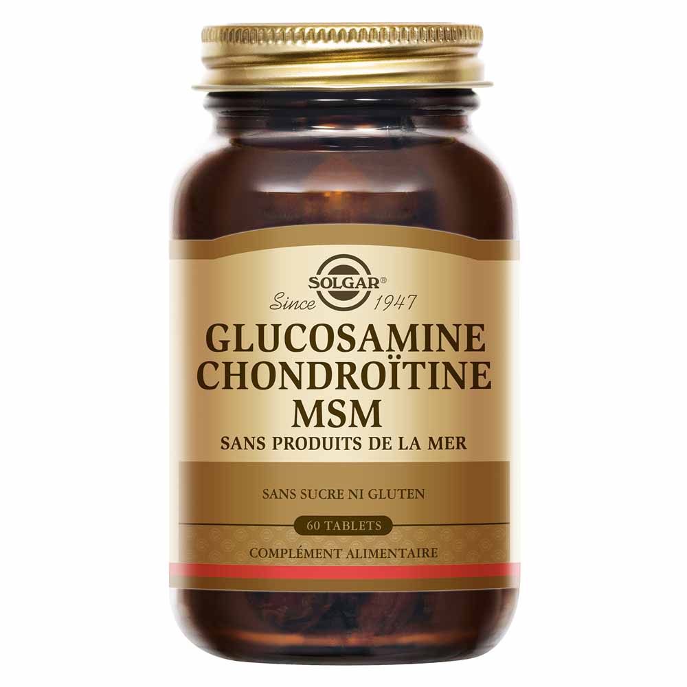 Solgar Glucosamina condroitina MSM 60 compresse