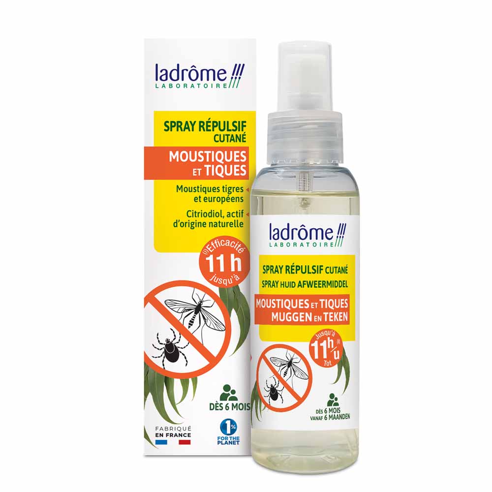 Ladrôme Spray repellente zanzare e zecche 100 ml