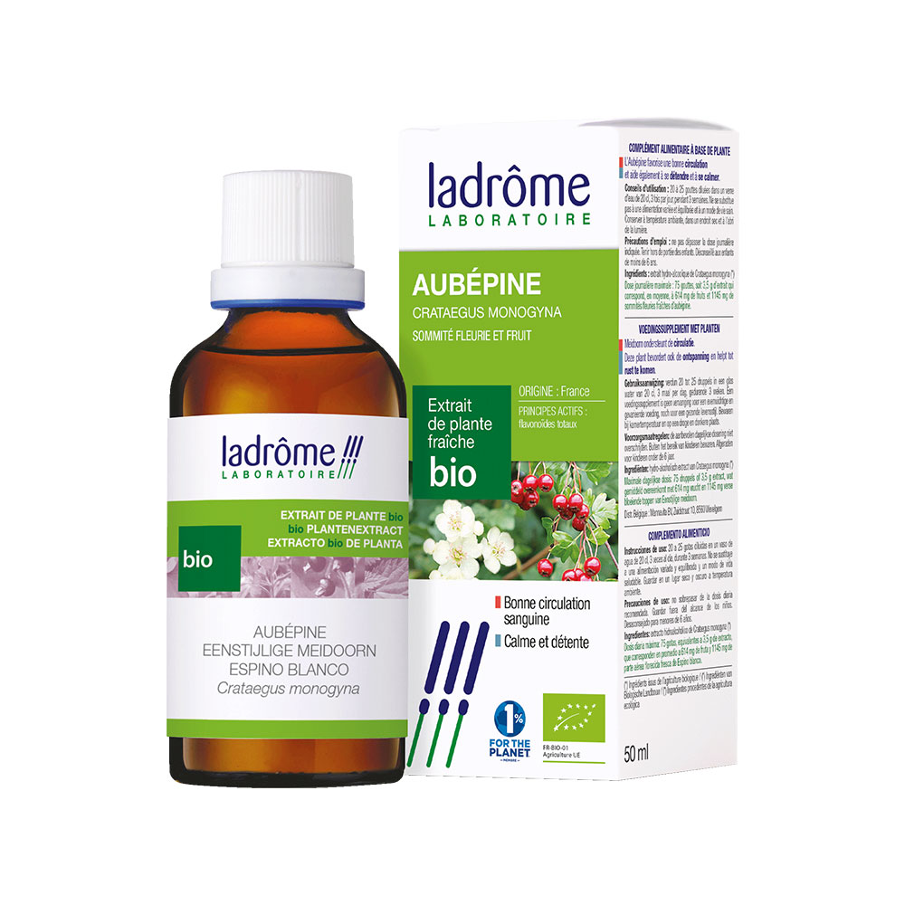 Ladrôme Estratto di pianta biancospino sommità fiorita e frutto 50 ml