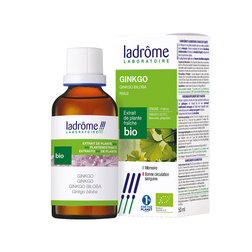 Ladrôme Estratto di pianta Ginkgo foglia 50 ml