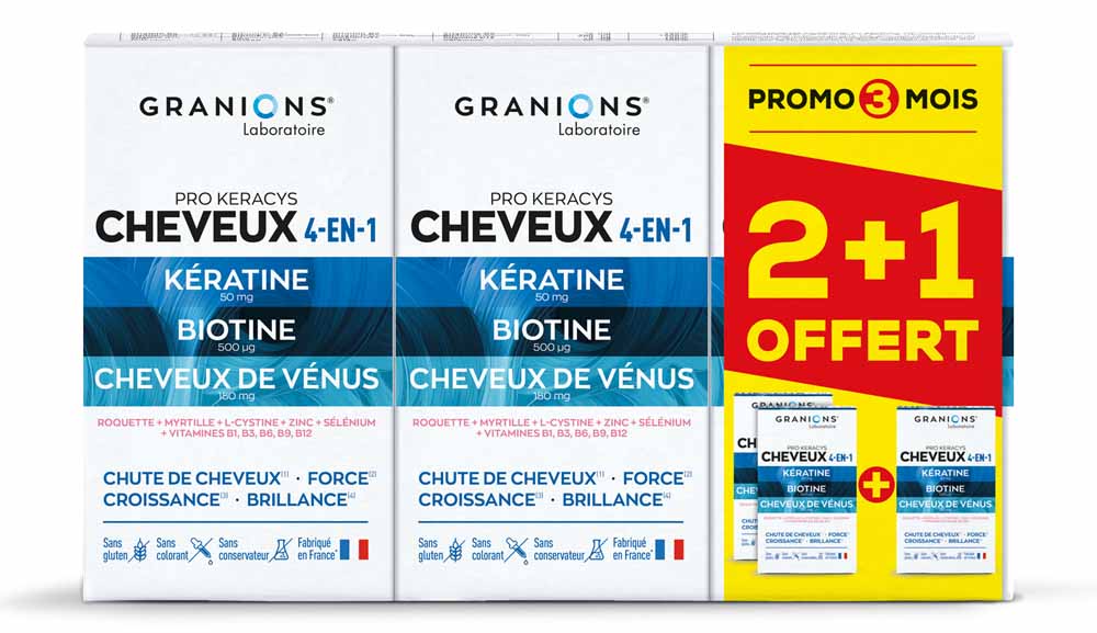 Granions Pro Keracys 4in1 Capelli 3x90 compresse