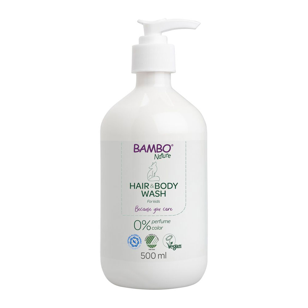 Bambo Nature Detergente per capelli e corpo 500 ml