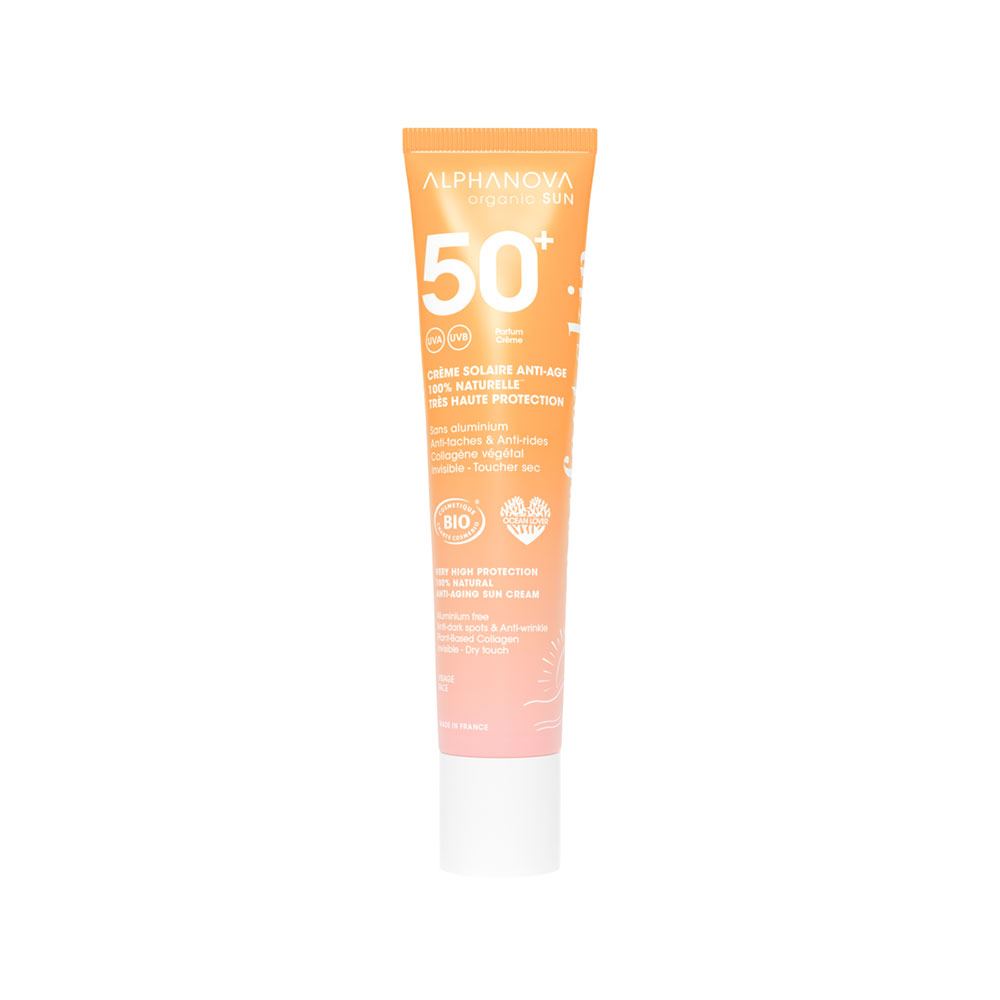 Alphanova Organic Sun Crema solare anti-età antiossidante SPF50+ 40 g