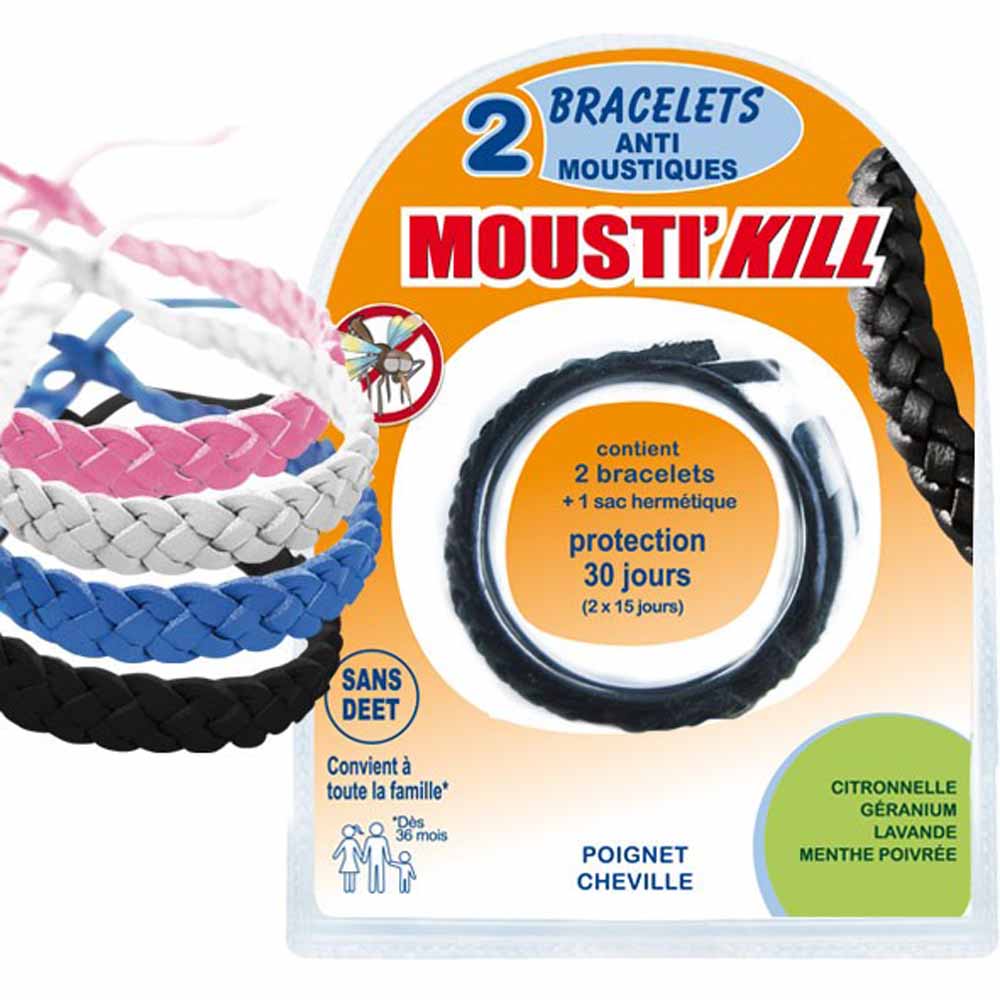 Mousti'Kill Braccialetti repellenti anti-zanzare
