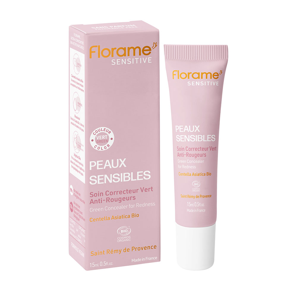 Florame Trattamento correttore verde anti-arrossamenti bio 15 ml