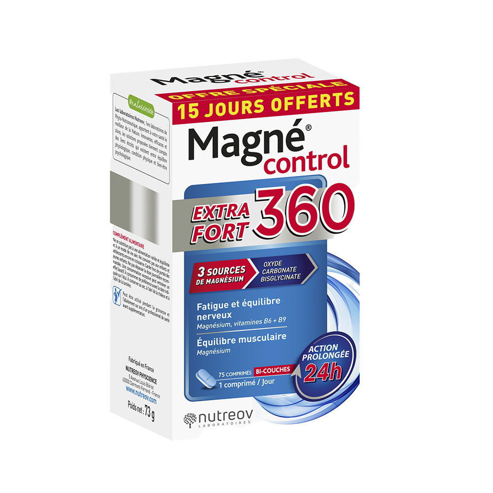 Nutreov Magnécontrol Extra forte 360 65 compresse