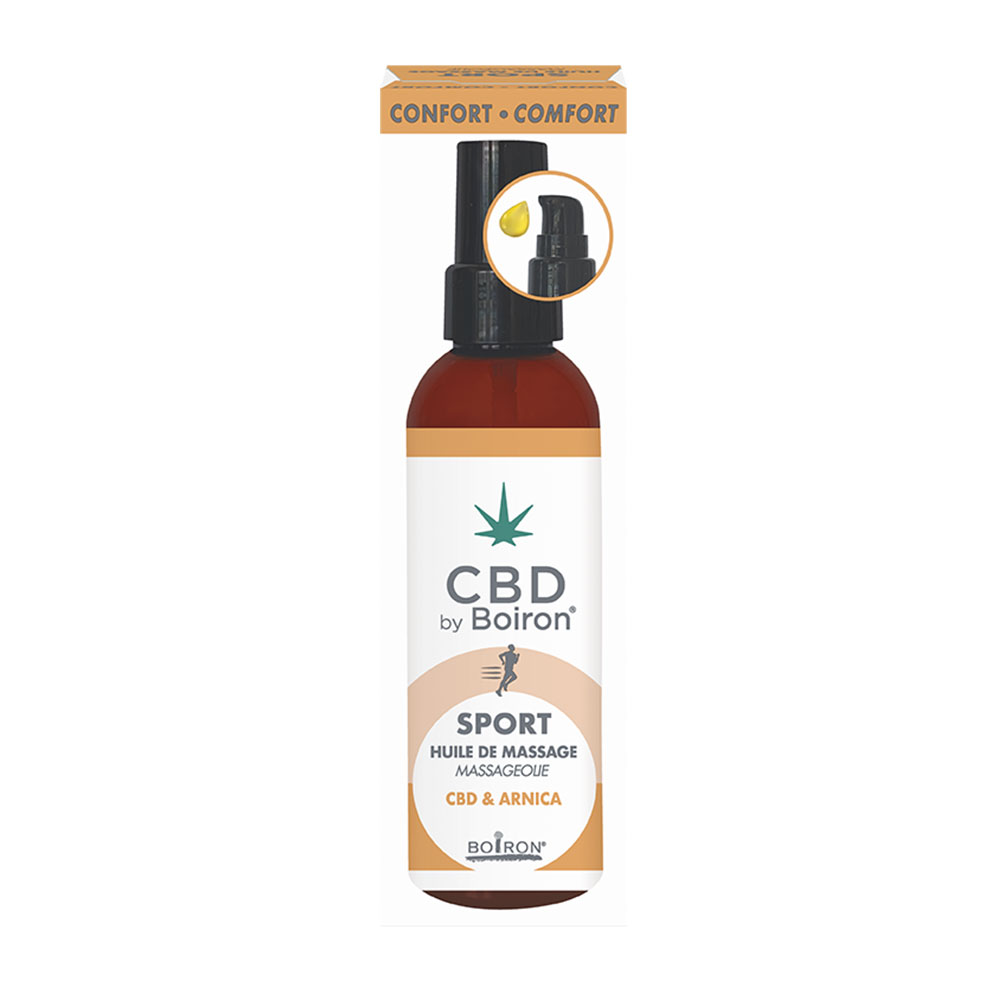 Boiron Olio da massaggio CBD e arnica 100 ml