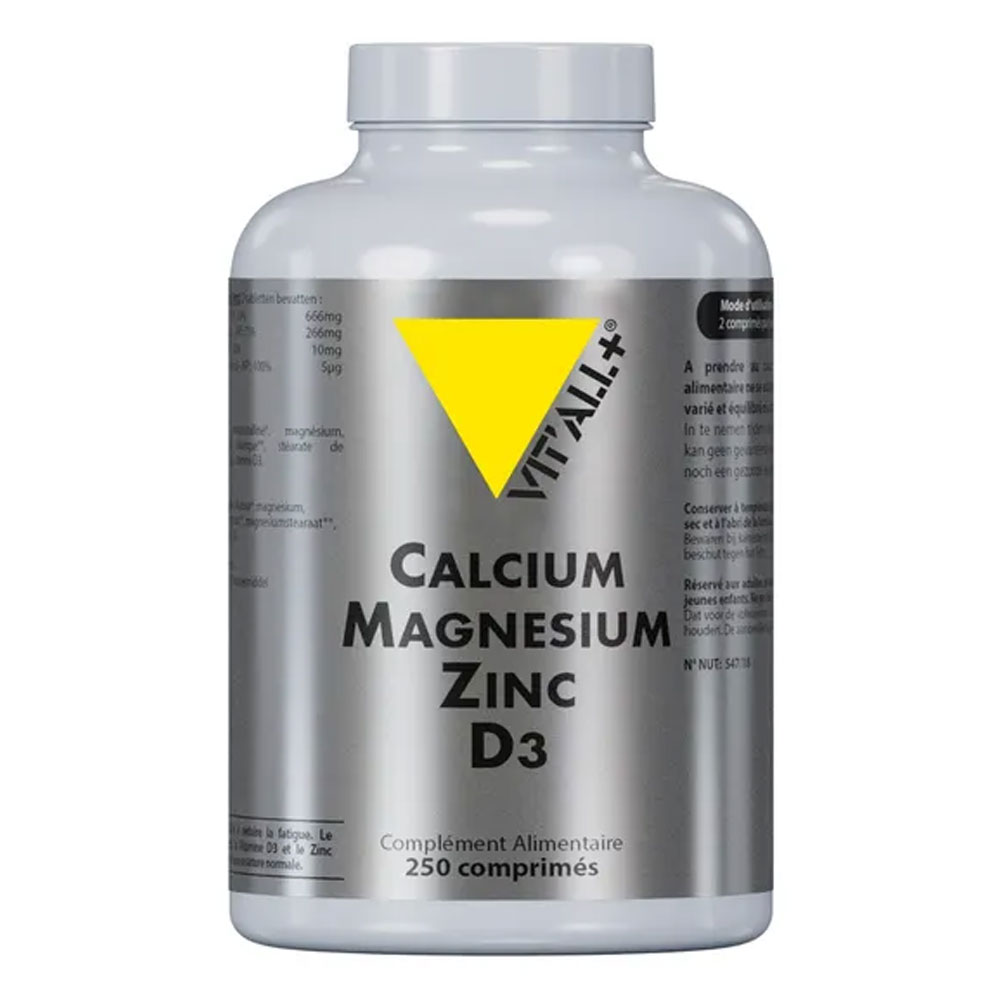 Vit'All+ Calcium Magnesium Zinc D3 250 compresse