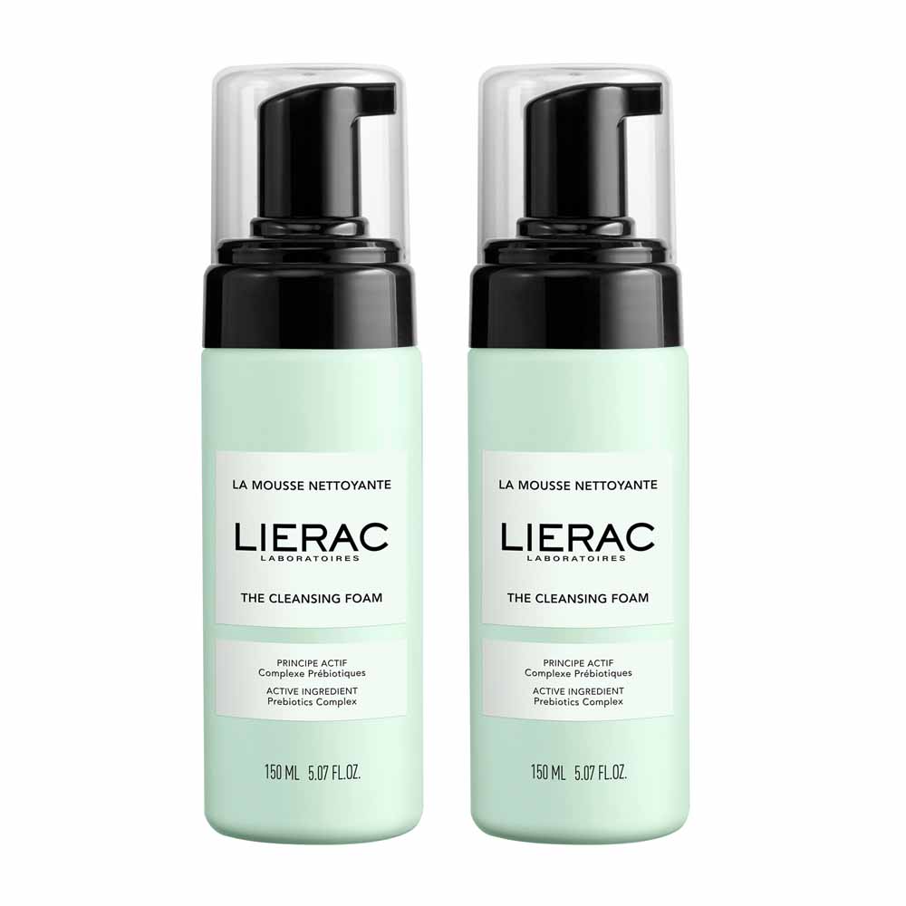 Lierac Struccanti Detergente schiuma per tutti i tipi di pelle 2 x 150 ml