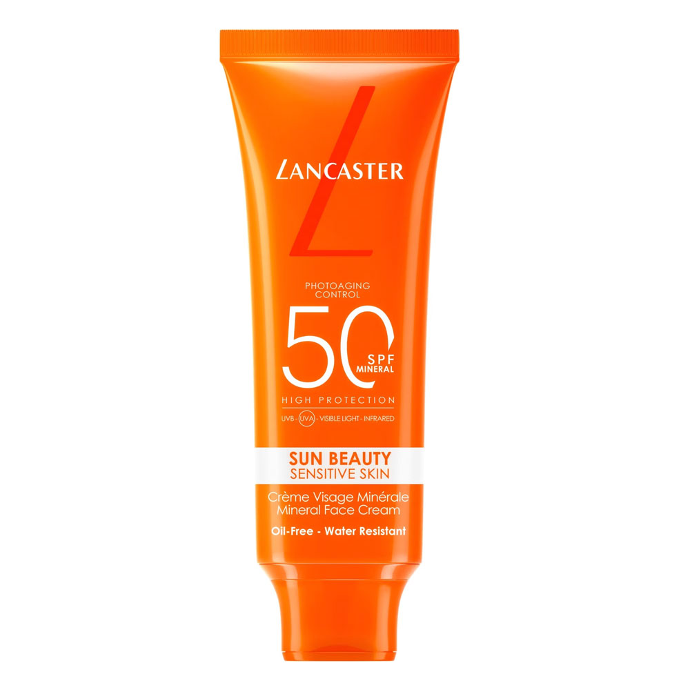 Lancaster Crema viso minerale SPF50+ resistente all'acqua 50 ml
