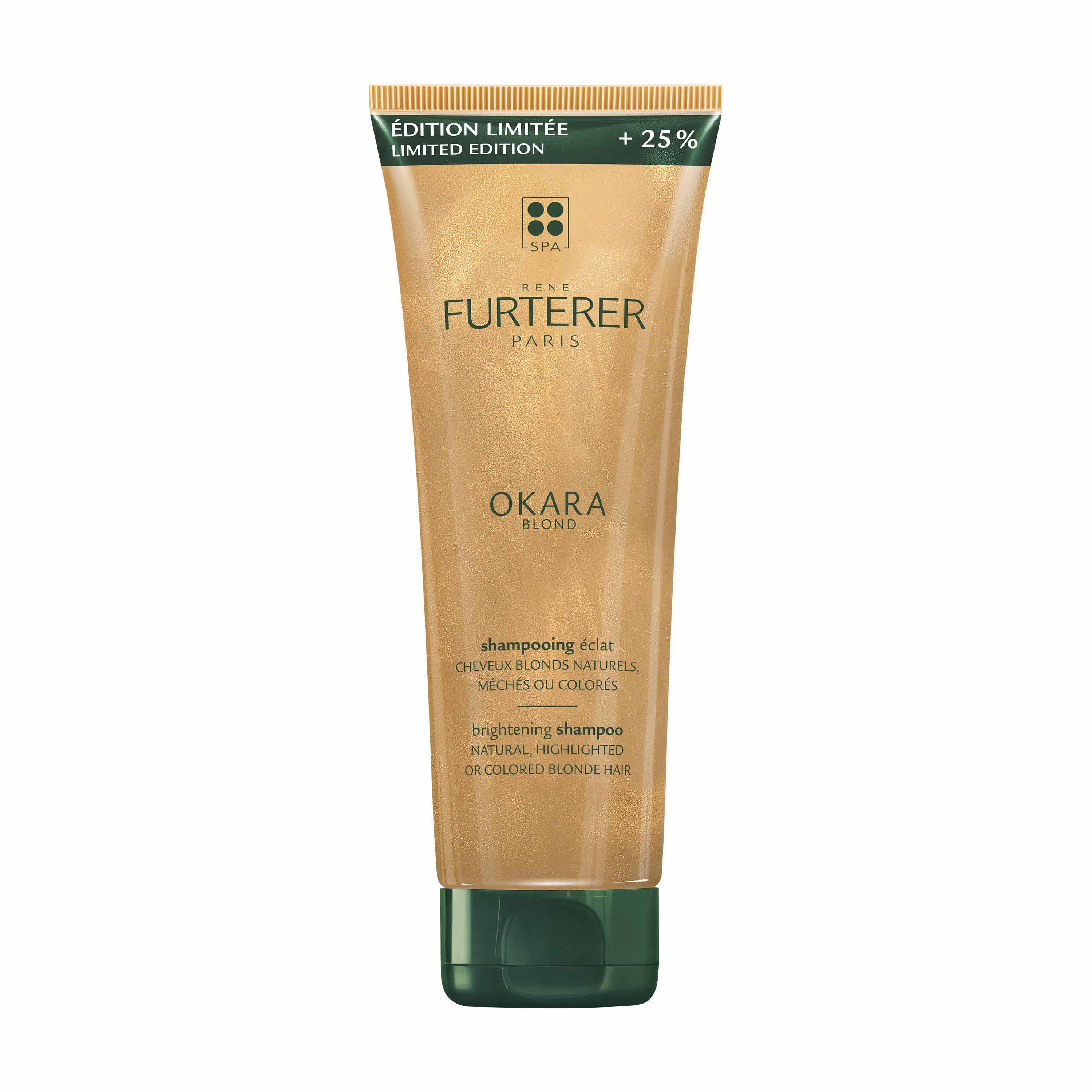 René Furterer Okara Shampoo lucentezza per capelli biondi naturali, con colpi di sole o colorati 250 ml